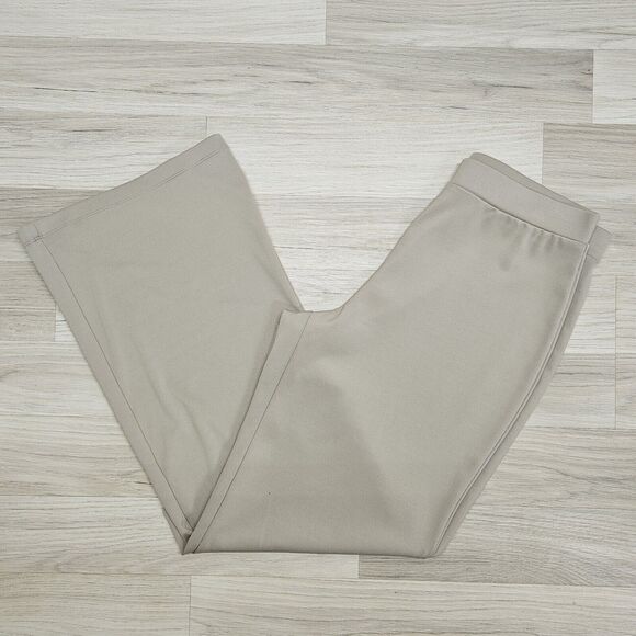 KASPER Womens Tan Pull On Wide Leg Dress Pants Medium - Picture 1 of 9
